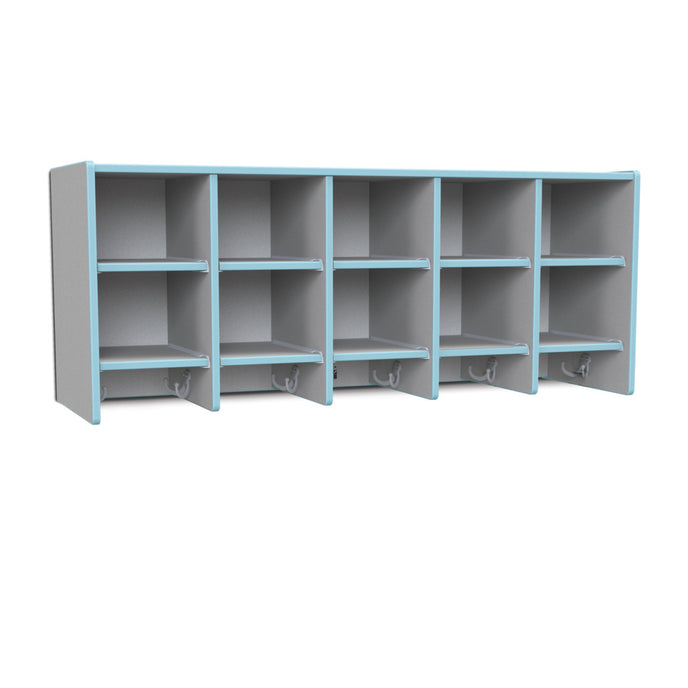 10SectionWallMountCoatLocker