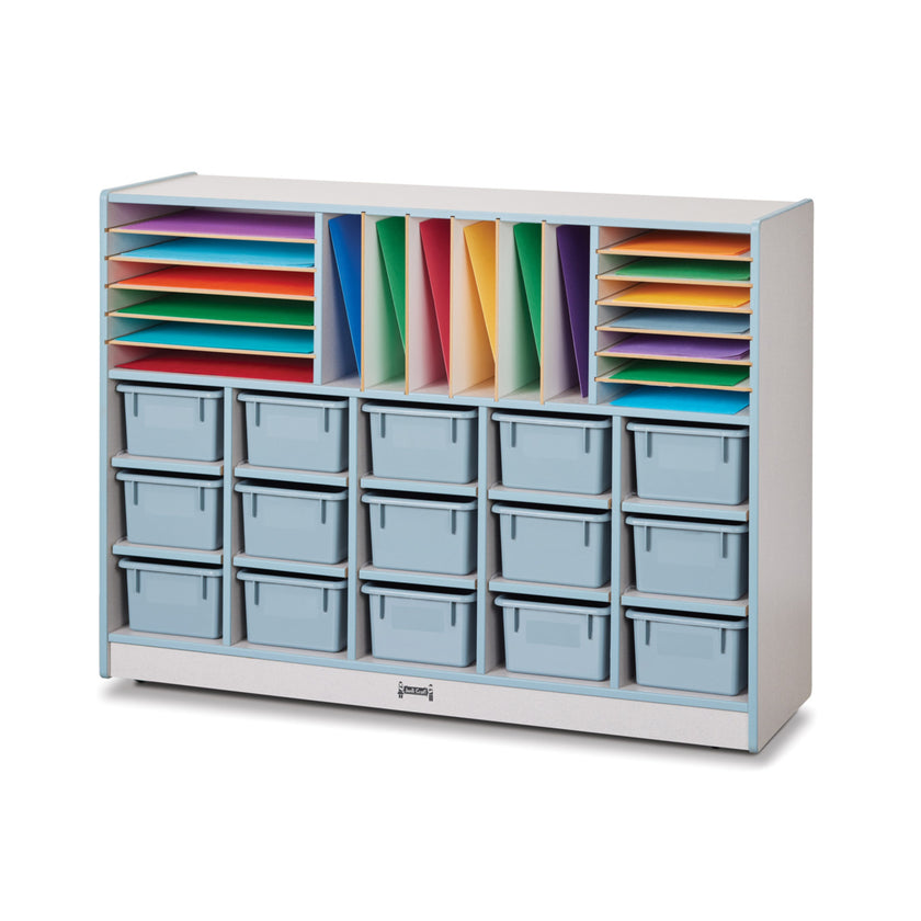 Rainbow Accents Sectional Cubbie-Tray Mobile Unit
