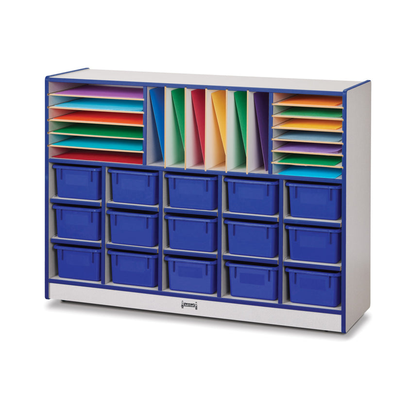 Rainbow Accents Sectional Cubbie-Tray Mobile Unit