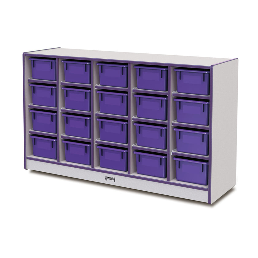 Rainbow Accents 20 Cubbie-Tray Mobile Storage