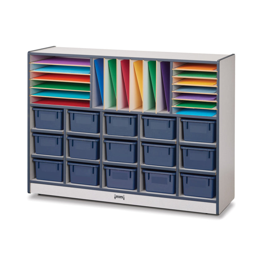 Rainbow Accents Sectional Cubbie-Tray Mobile Unit