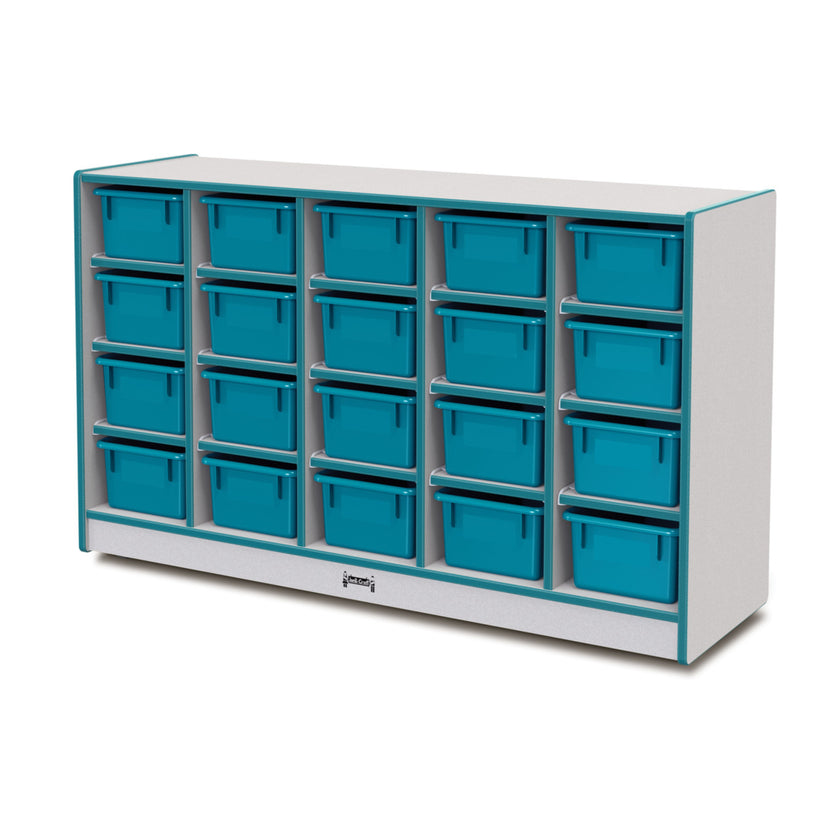 Rainbow Accents 20 Cubbie-Tray Mobile Storage