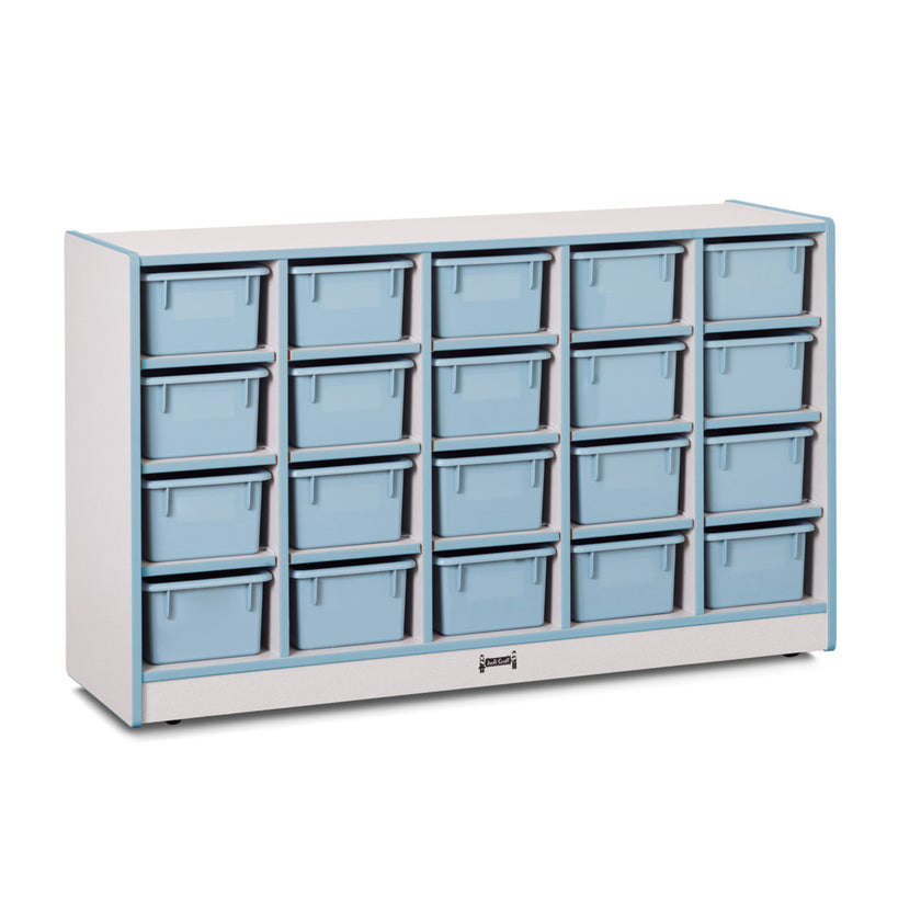 Rainbow Accents 20 Cubbie-Tray Mobile Storage