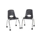 18" Mobile Chair with Casters, 2-Pack