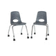 18" Mobile Chair with Casters, 2-Pack