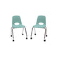 18" Mobile Chair with Casters, 2-Pack