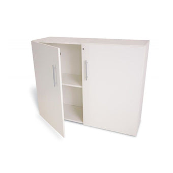 Whitney White Lockable Wall Cabinet