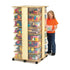 32 Tub Tower - With Colored Bins