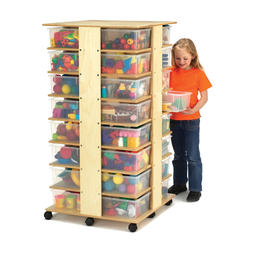 32 Tub Tower - With Colored Bins
