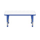 24 x 48 Rectangle Dry-Erase Activity Table - WhiteboardBlue