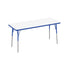 24 x 60 Rectangle Dry-Erase Activity Table - WhiteboardBlue