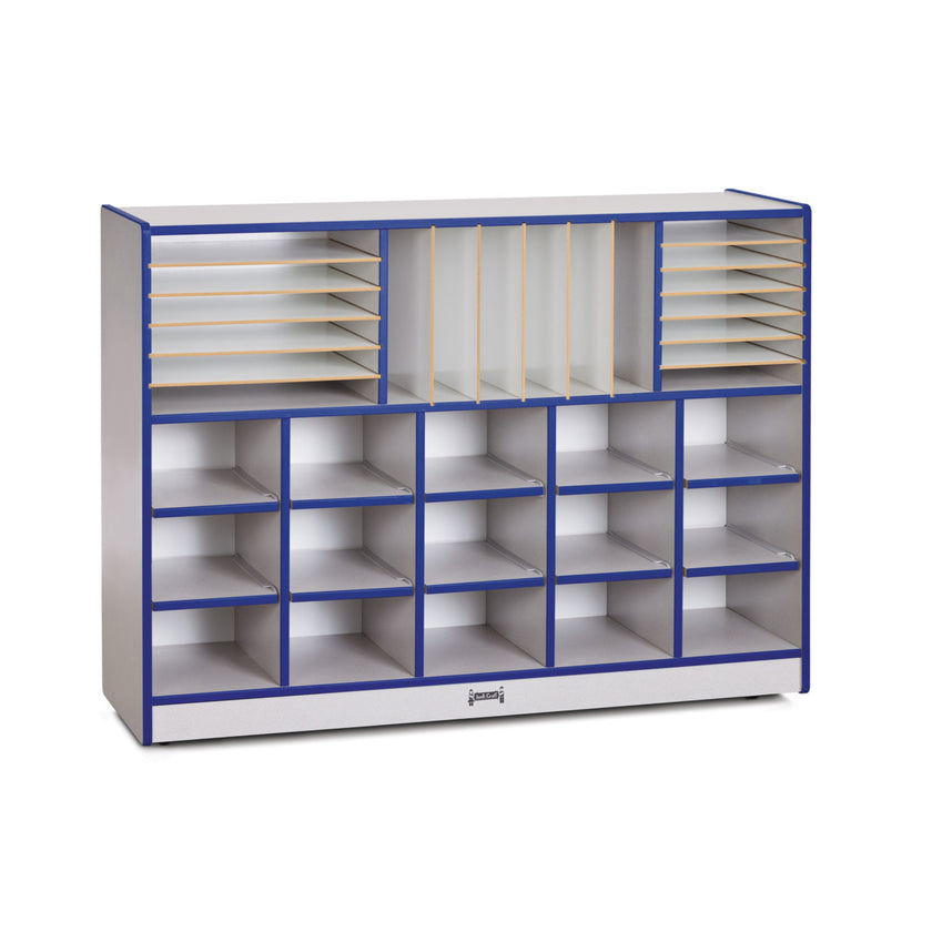 Rainbow Accents Sectional Cubbie-Tray Mobile Unit