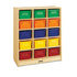 15 Cubbie-Tray Mobile Unit With Bin