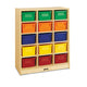 15 Cubbie-Tray Mobile Unit With Bin