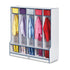 Rainbow Accents 5 Section Coat Locker with Step