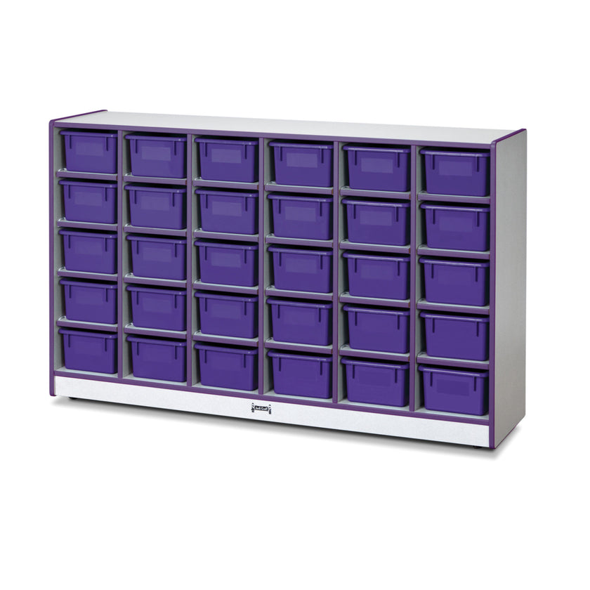 Rainbow Accents 30 Cubbie-Tray Mobile Storage