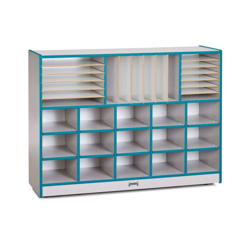 Rainbow Accents Sectional Cubbie-Tray Mobile Unit