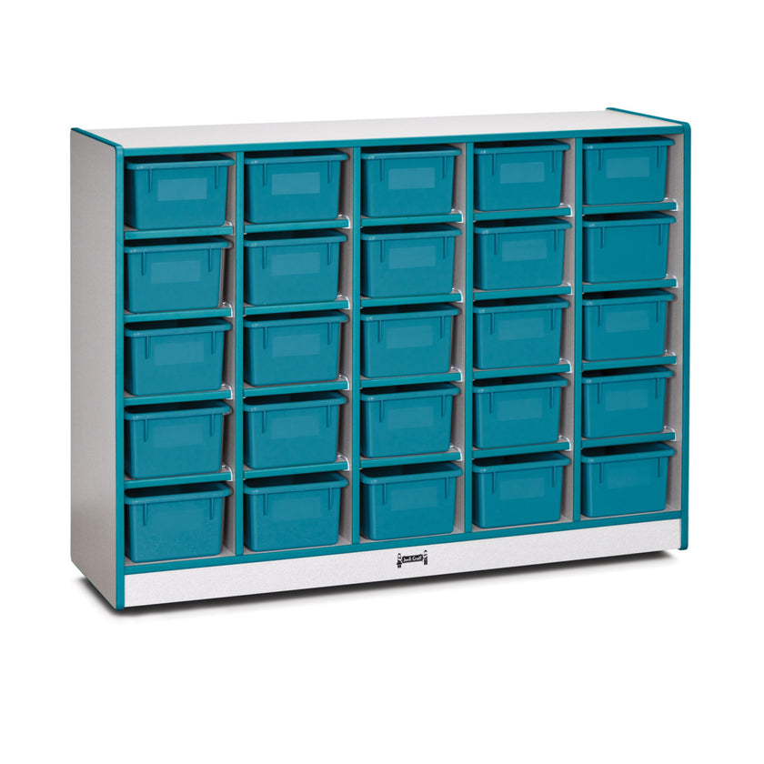 Rainbow Accents 25 Cubbie-Tray Mobile Storage