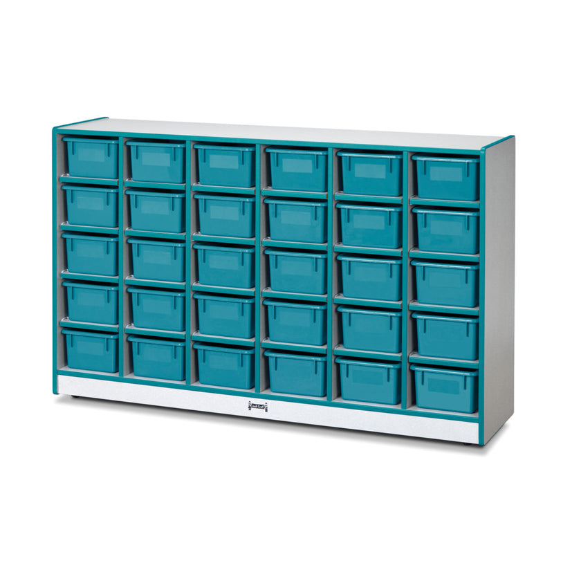 Rainbow Accents 30 Cubbie-Tray Mobile Storage