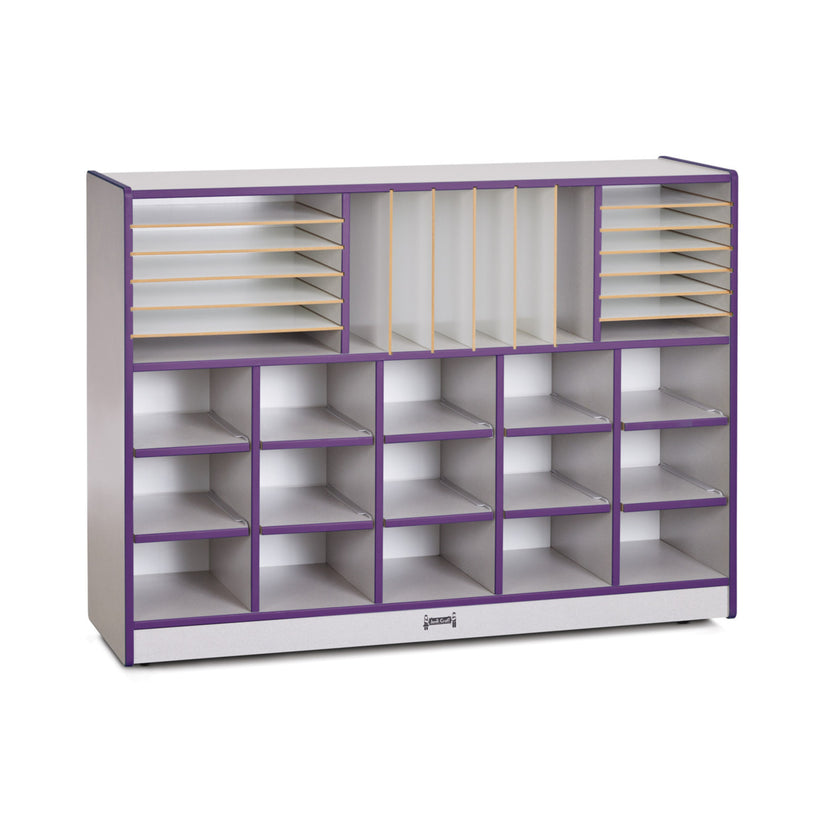 Rainbow Accents Sectional Cubbie-Tray Mobile Unit