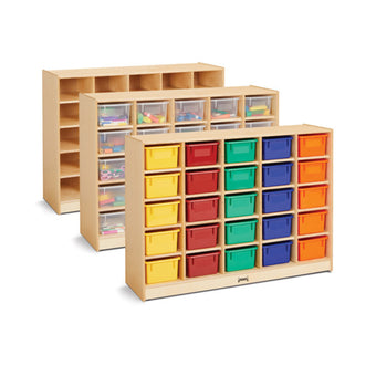 25 Cubbie-Tray Mobile Storage