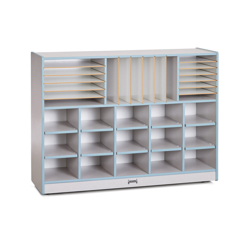 Rainbow Accents Sectional Cubbie-Tray Mobile Unit