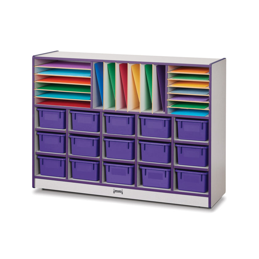 Rainbow Accents Sectional Cubbie-Tray Mobile Unit