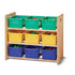 Cubbie-TrayStorageRack Colored Bin
