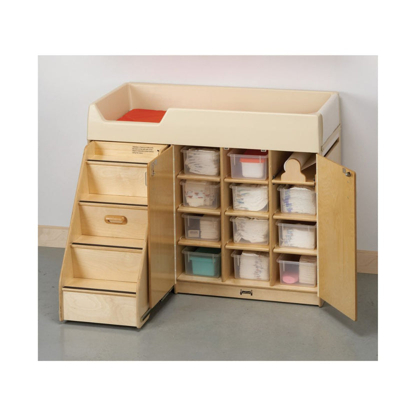 Diaper Changer with Stairs