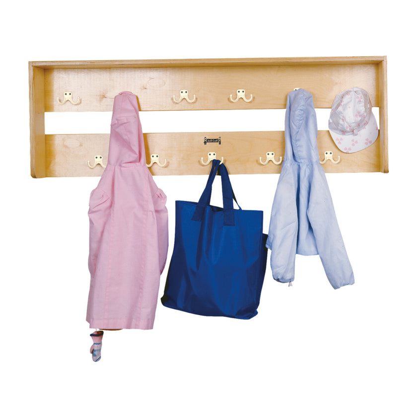 Double Wall Mount Coat Rail