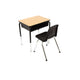 FDP OFD 2pk  OakA-Black- Table & Chair