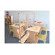 Floor Standing Acrylic Partition 48W