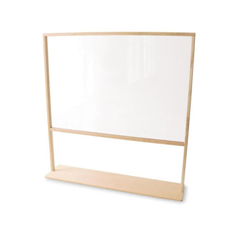 Floor Standing Acrylic Partition 48W