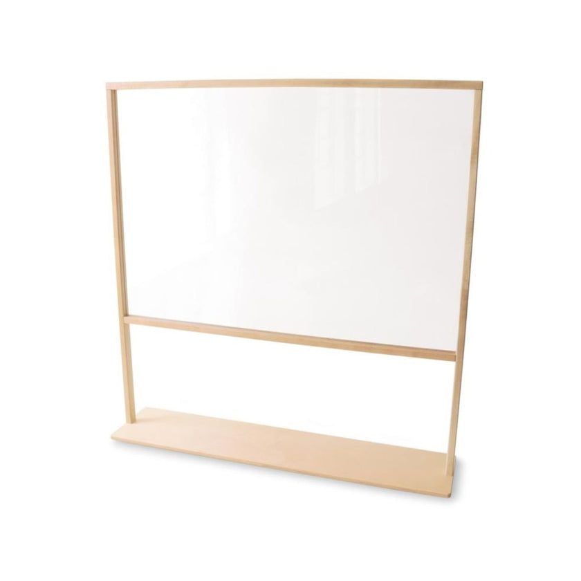 Floor Standing Acrylic Partition 48W