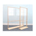 Floor Standing Acrylic Partition 48W
