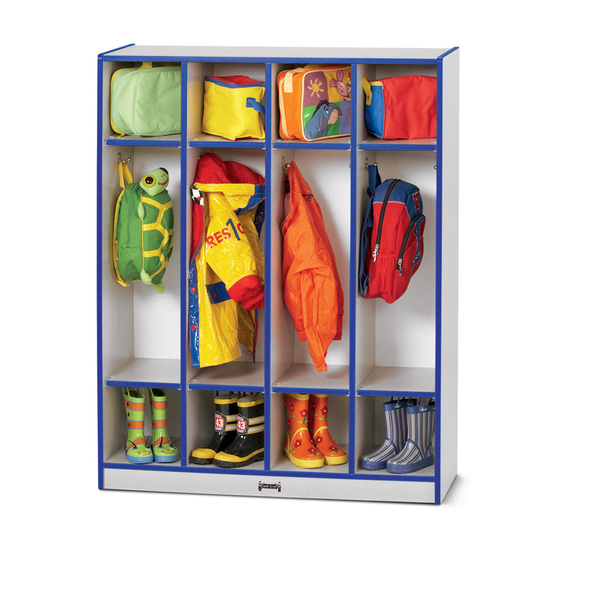 Rainbow Accents 4 Section Coat Locker