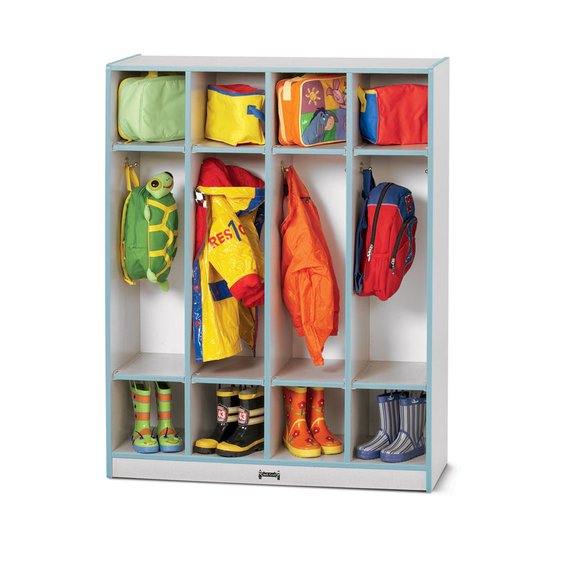 Rainbow Accents 4 Section Coat Locker