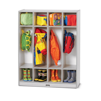 Rainbow Accents 4 Section Coat Locker