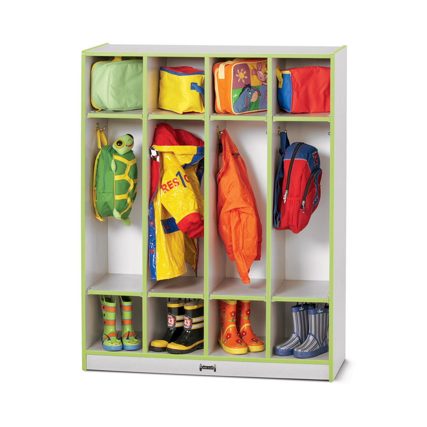 Rainbow Accents 4 Section Coat Locker