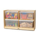 Jumbo Tote Storage - with Clear Jumbo Totes + Lids

