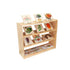 Large Rectangular Rubberwood Shelf w/o Back