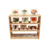 Large Rectangular Rubberwood Shelf w/o Back