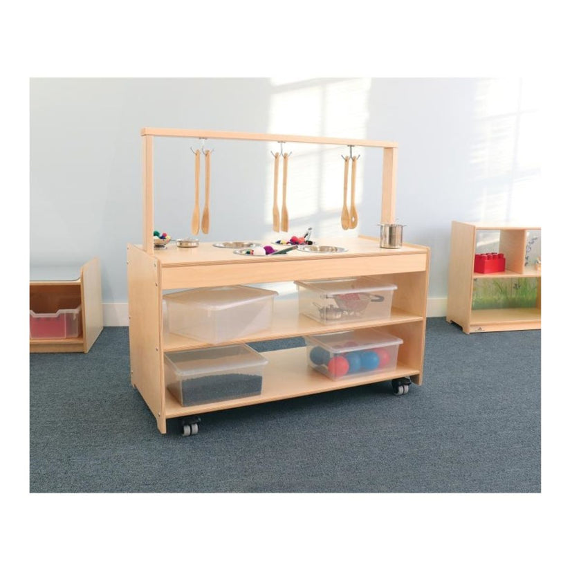 Mobile Sensory Play Kitchen