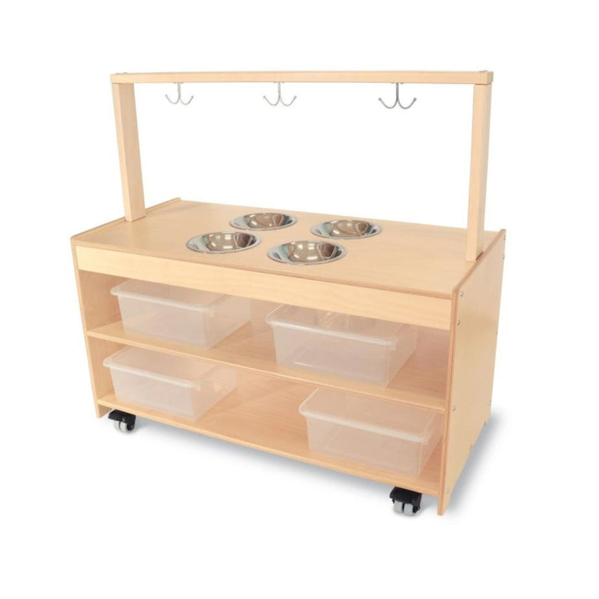Mobile Sensory Play Kitchen