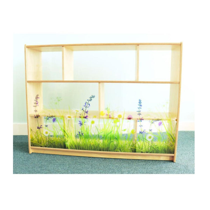 Nature View Acrylic Back Cabinet