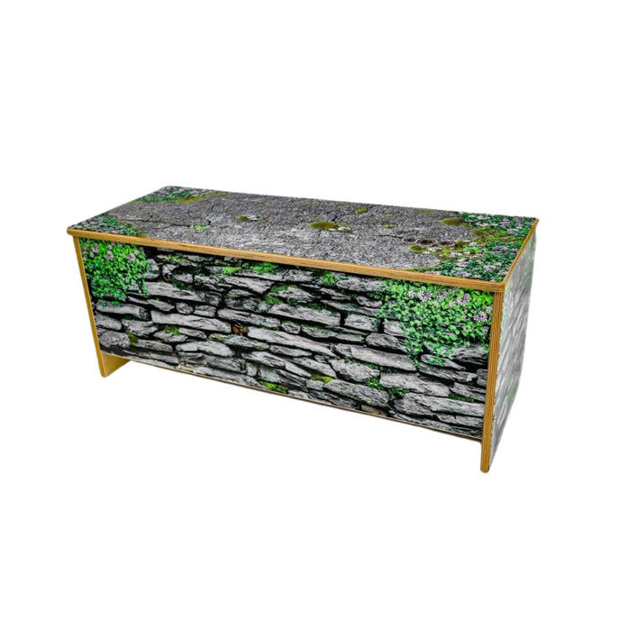 Nature View Stone Wall Bench