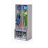 Rainbow Accents 2 Section Coat Locker with Step