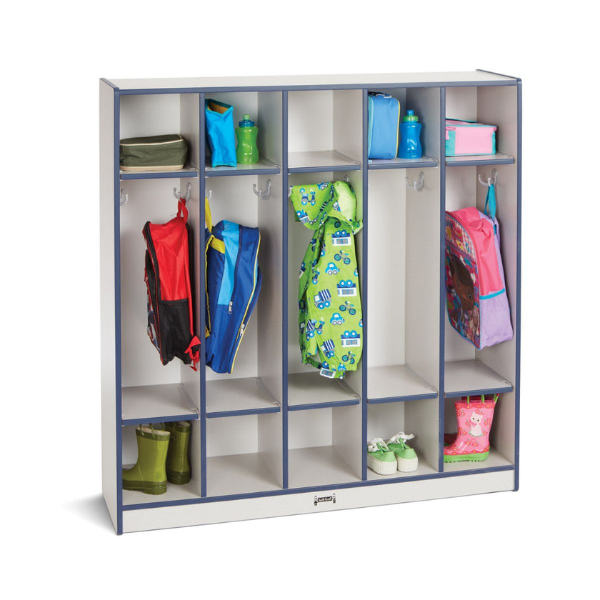 Rainbow Accents 5 Section Coat Locker