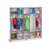 Rainbow Accents 5 Section Coat Locker