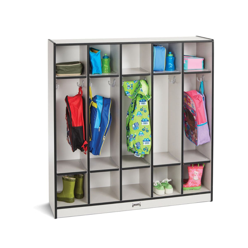 Rainbow Accents 5 Section Coat Locker